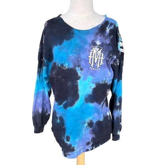 Disney Haunted Mansion Spirit Jersey Tie Dye Blue Purple Madame Leota XS READ - Picture 3 of 16